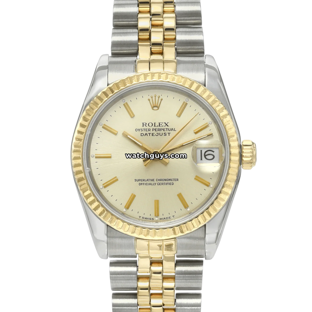Rolex Datejust 68273 Two Tone Silver