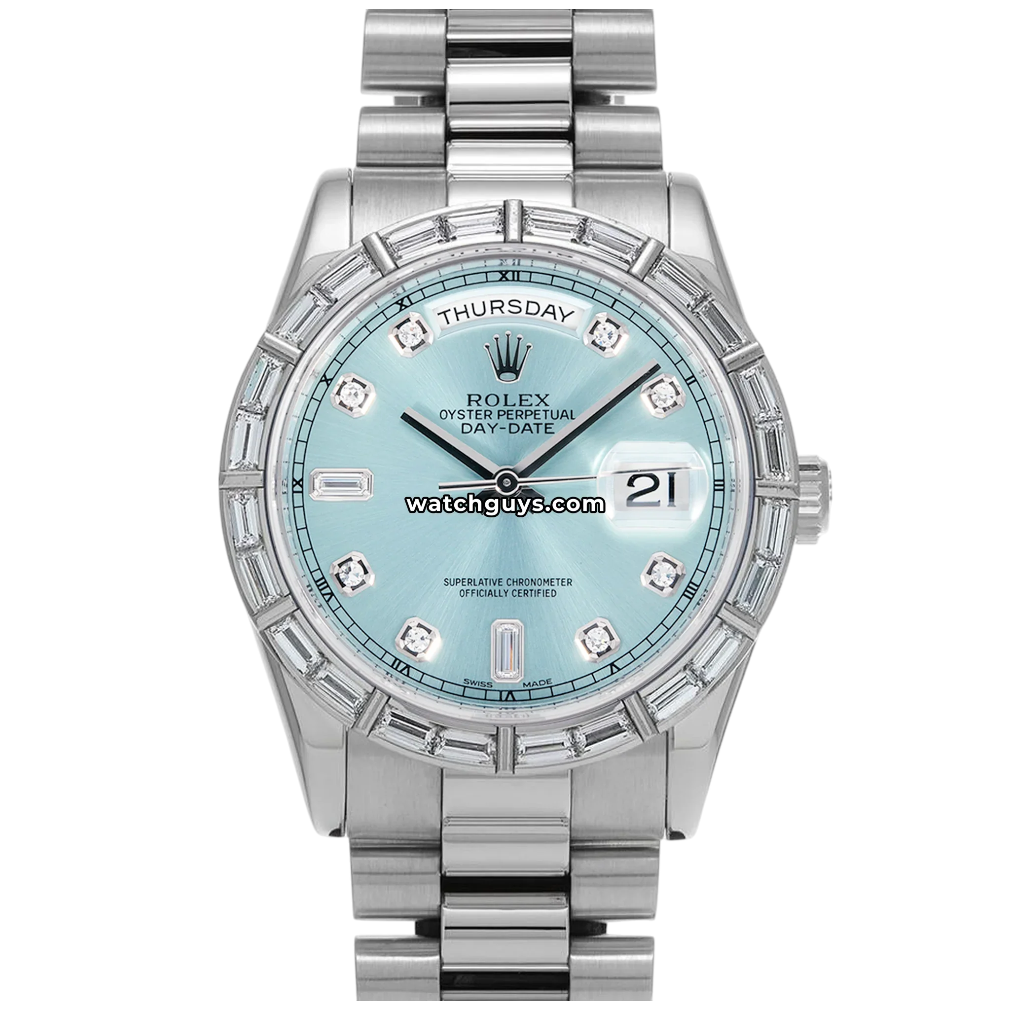Rolex Day-Date 118366 Ice Blue Diamond