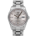 Rolex Day-Date 118399 Silver Diamond