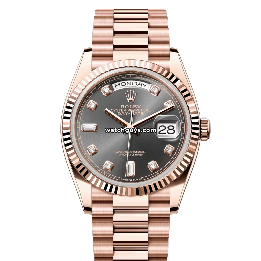 Rolex Day-Date 128235 Slate Diamond