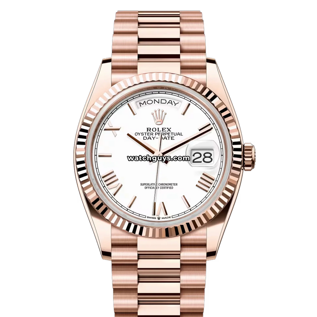 Rolex Day-Date 128235 White Roman