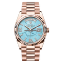 Rolex Day-Date 128235 Turquoise Diamond Roman