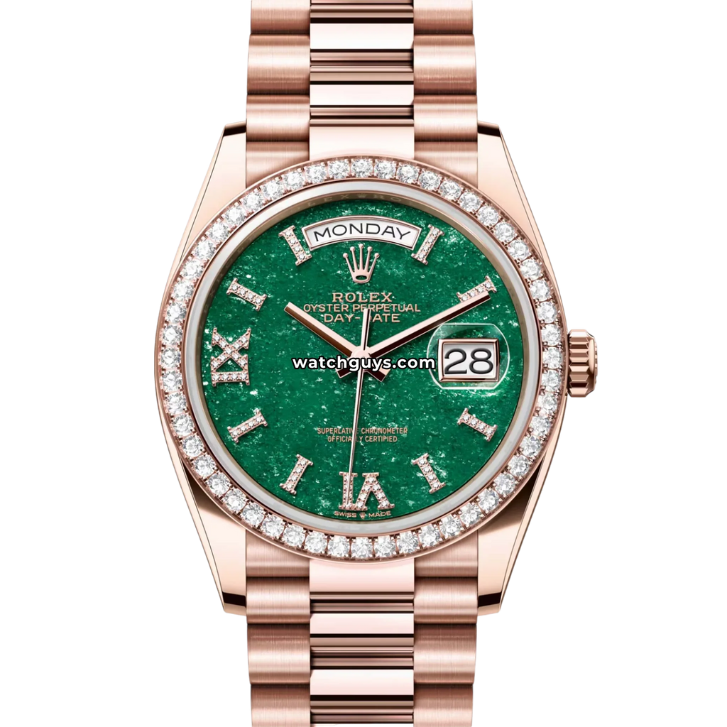 Rolex Day-Date 128345RBR Green Diamond