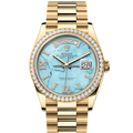 Rolex Day-Date 128348RBR Turquoise Roman