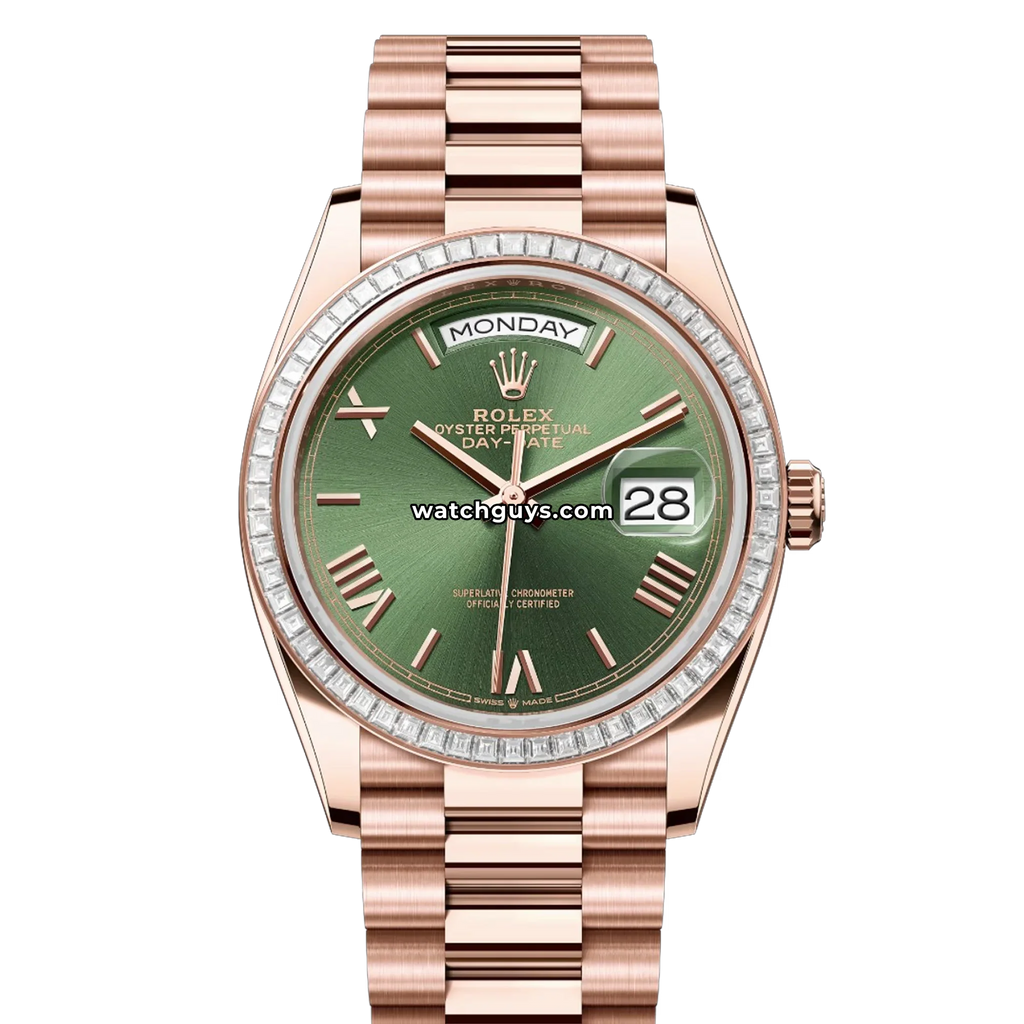 Rolex Day-Date 128395TBR Olive Green