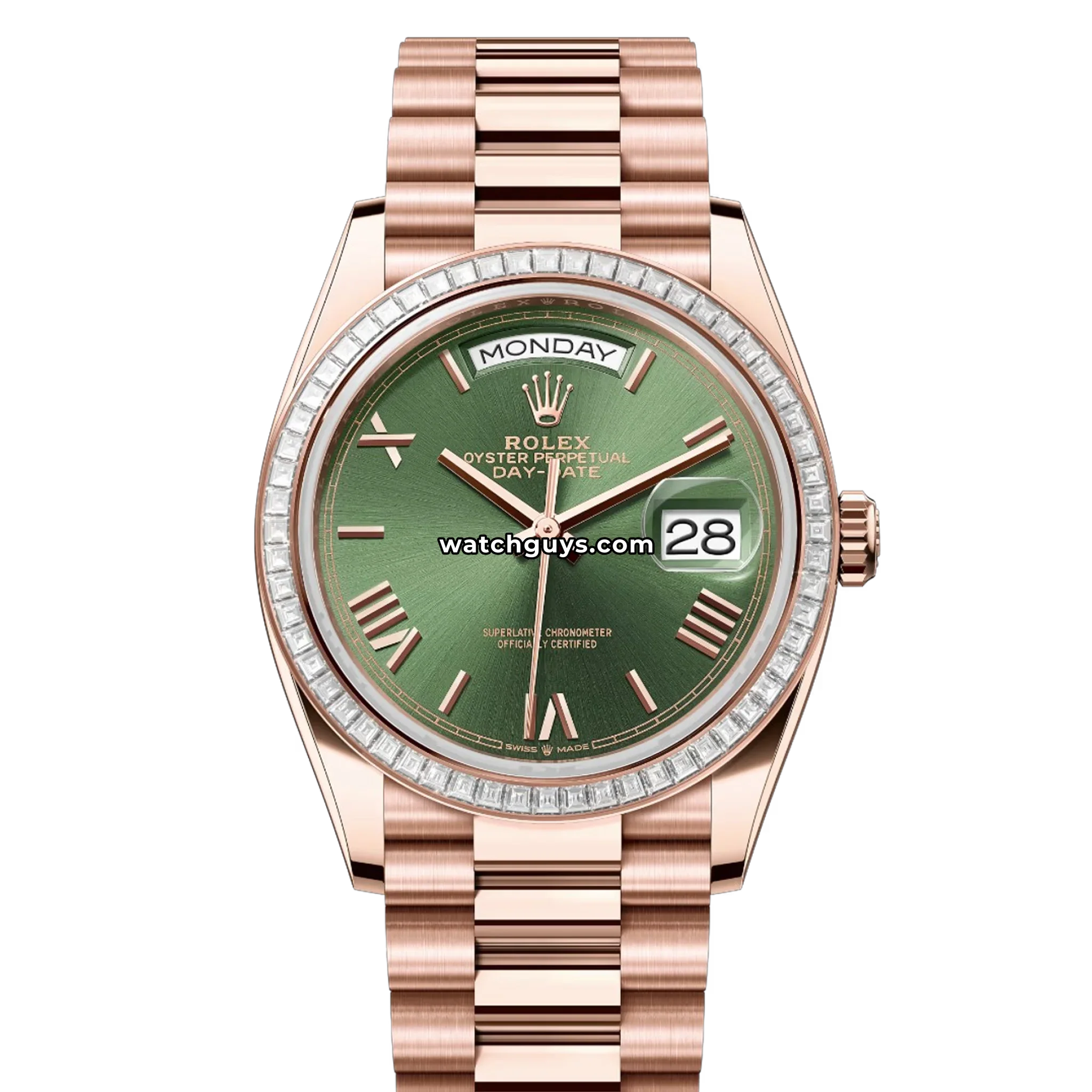 Rolex Day-Date 128395TBR Olive Green