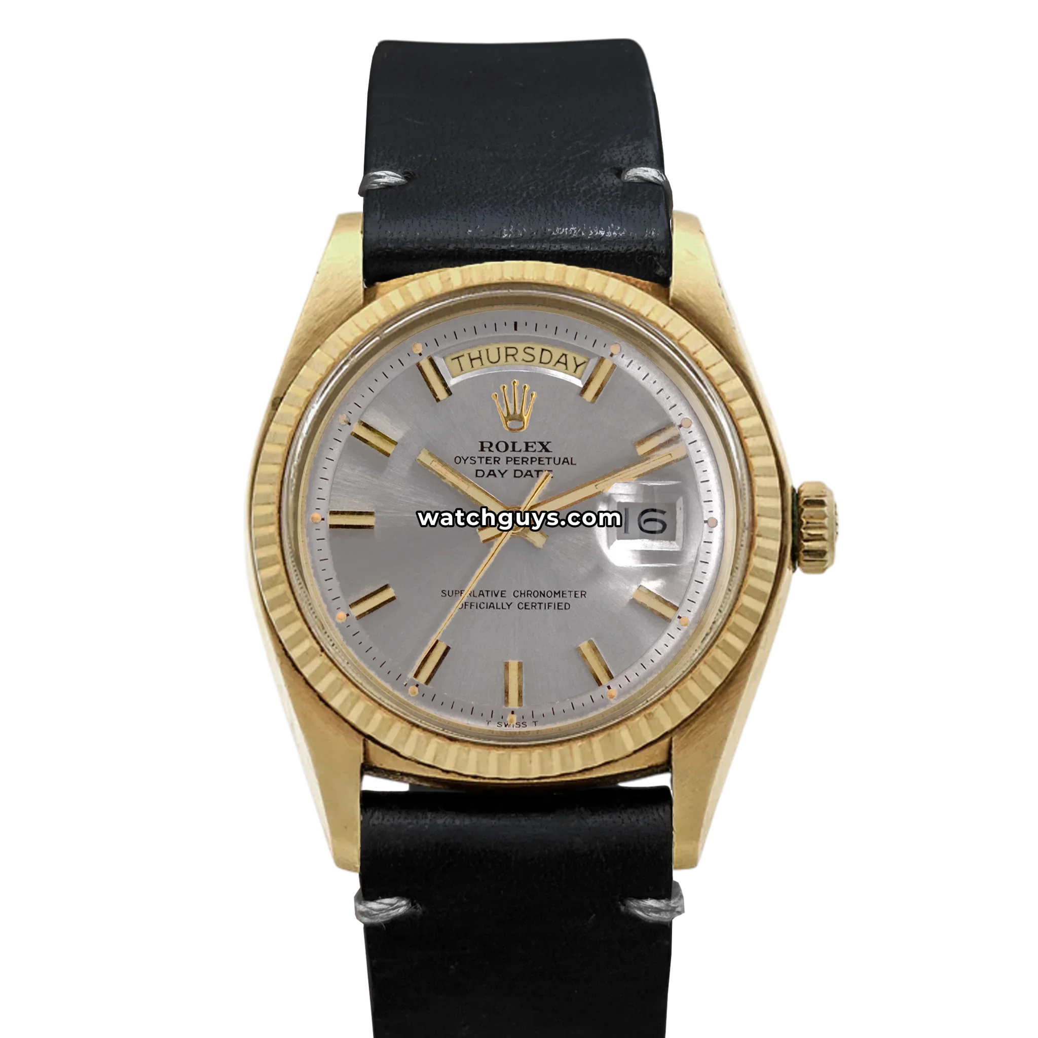 Rolex Day-Date 1803 Silver 18K Yellow Gold