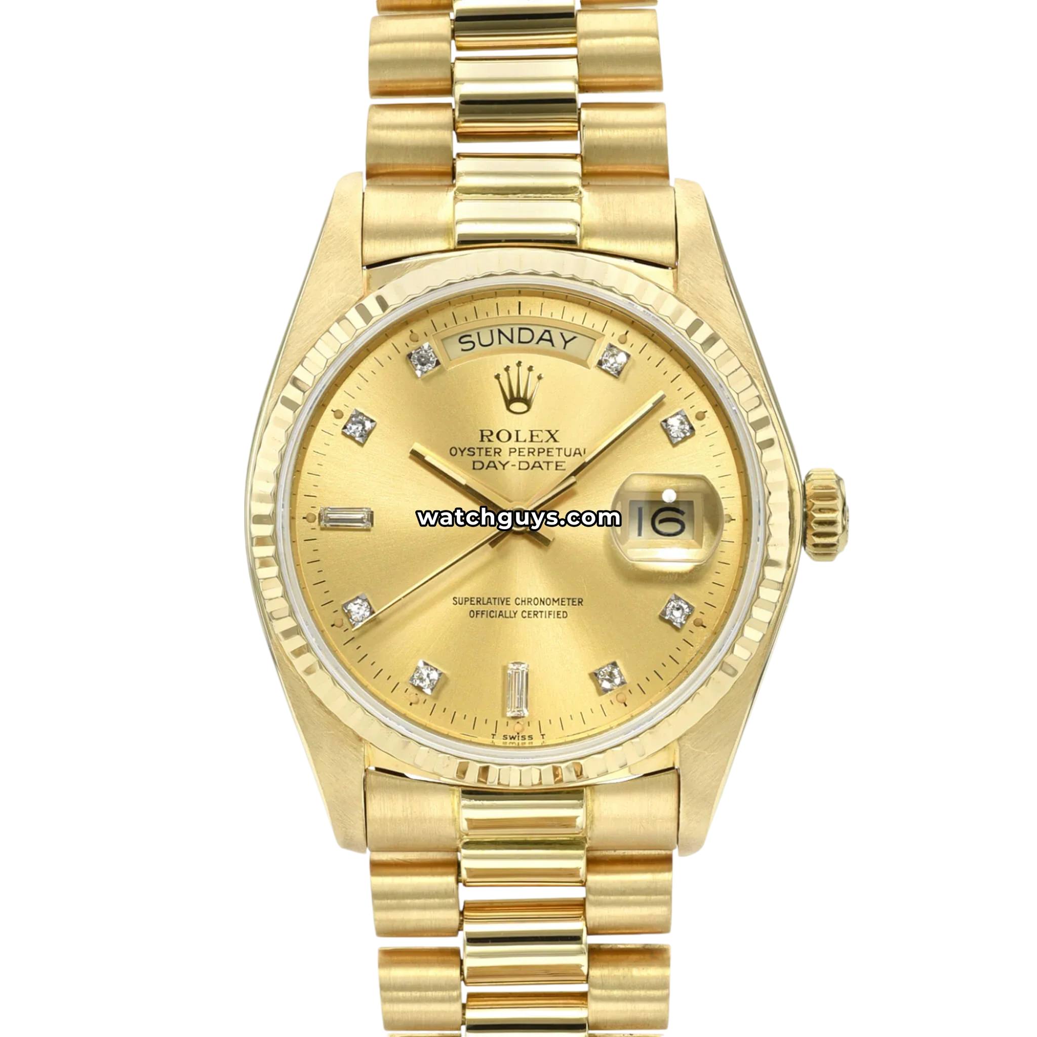 Rolex Day-Date 18038 Champagne Diamond