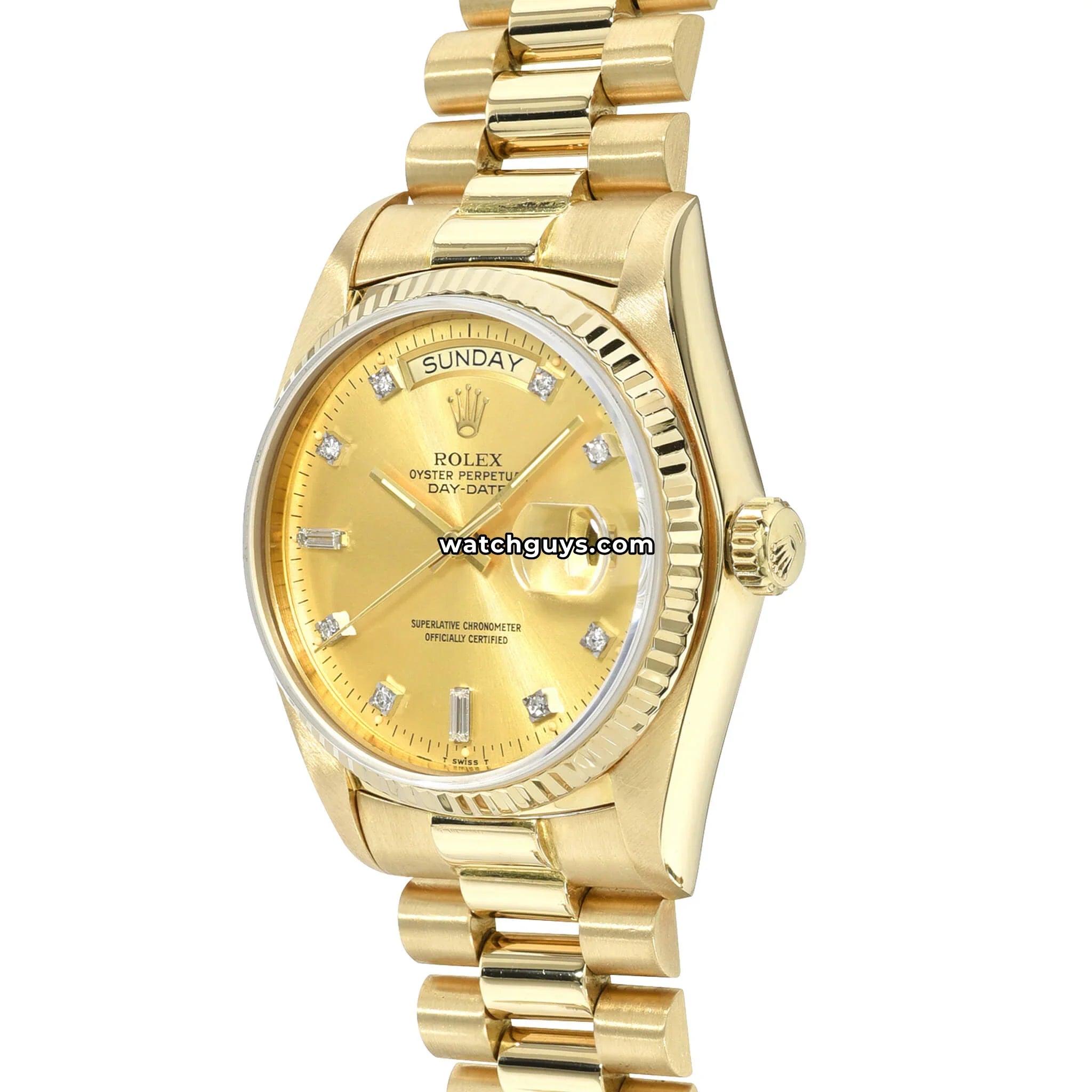 Rolex Day-Date 18038 Champagne Diamond
