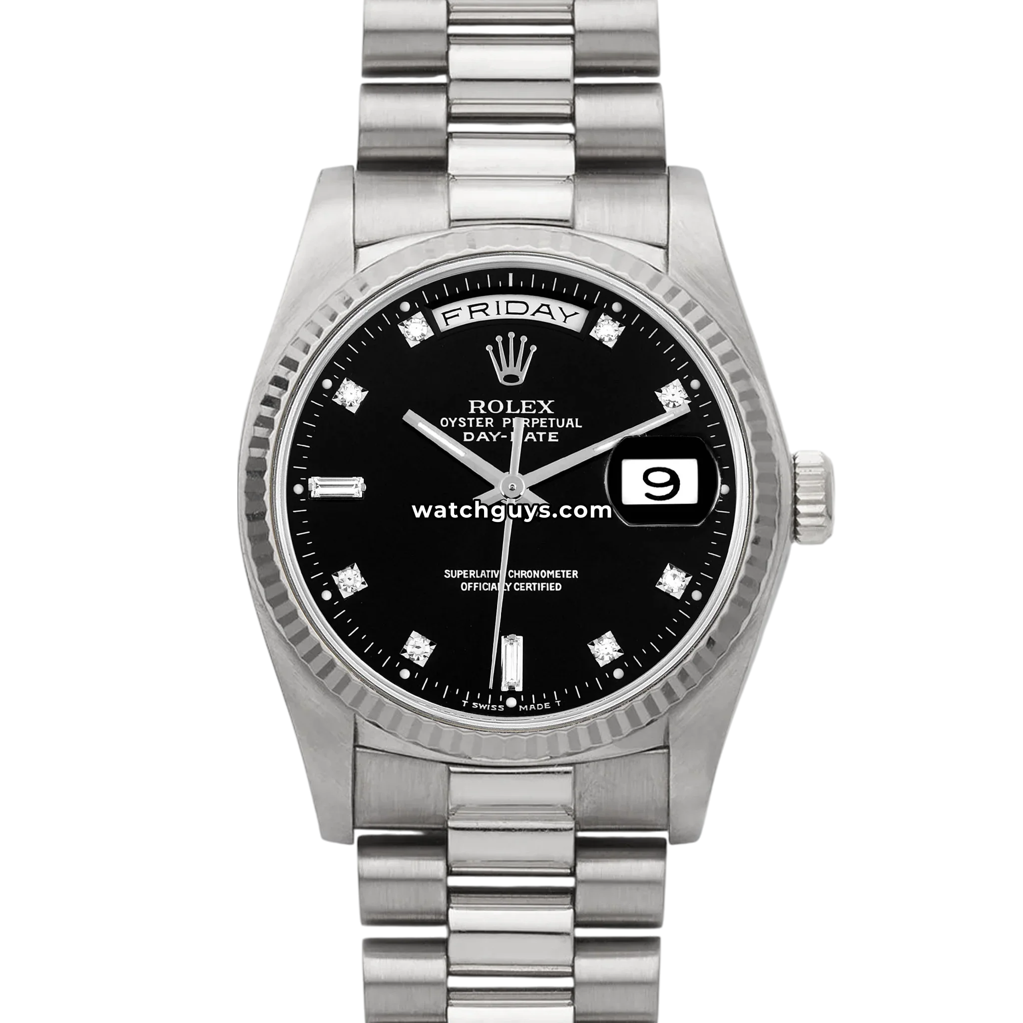 Rolex Day-Date 18239 Black Diamond