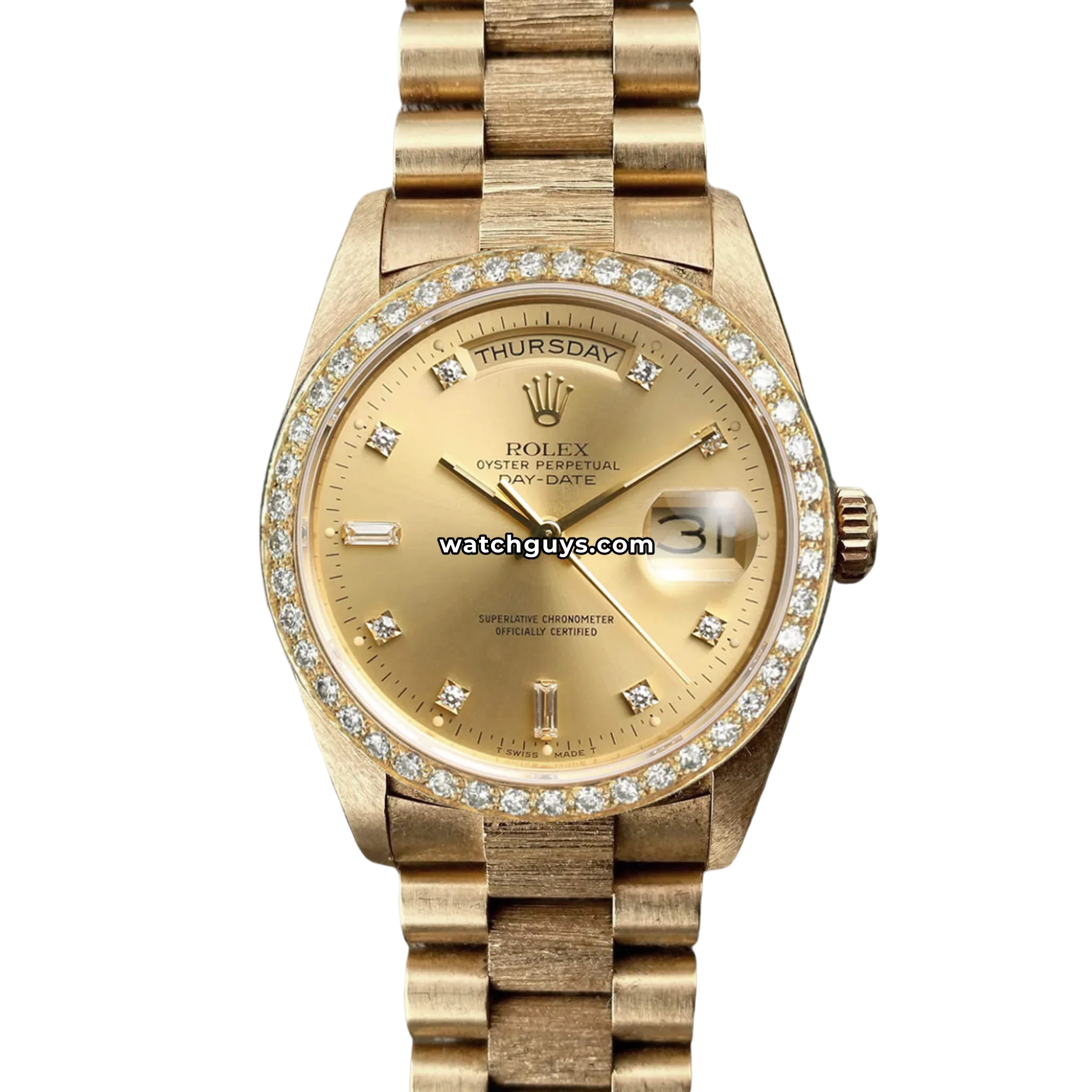 Rolex Day-Date 18248 Champagne Diamond