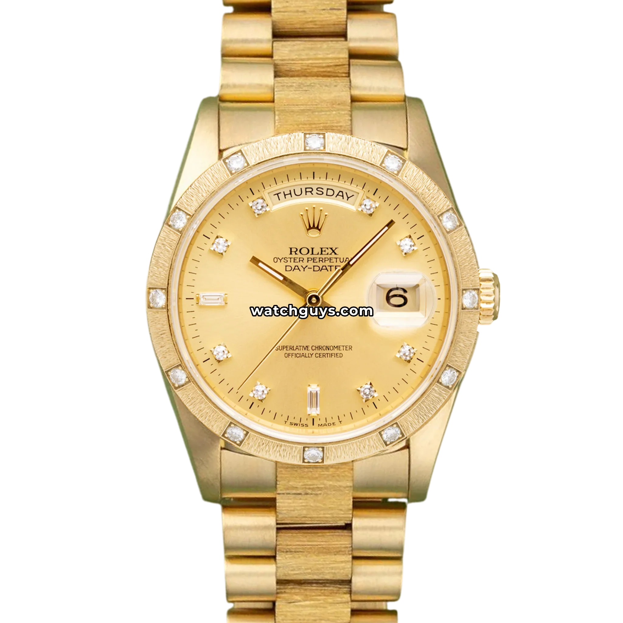 Rolex Day-Date 18308 Champagne Diamond