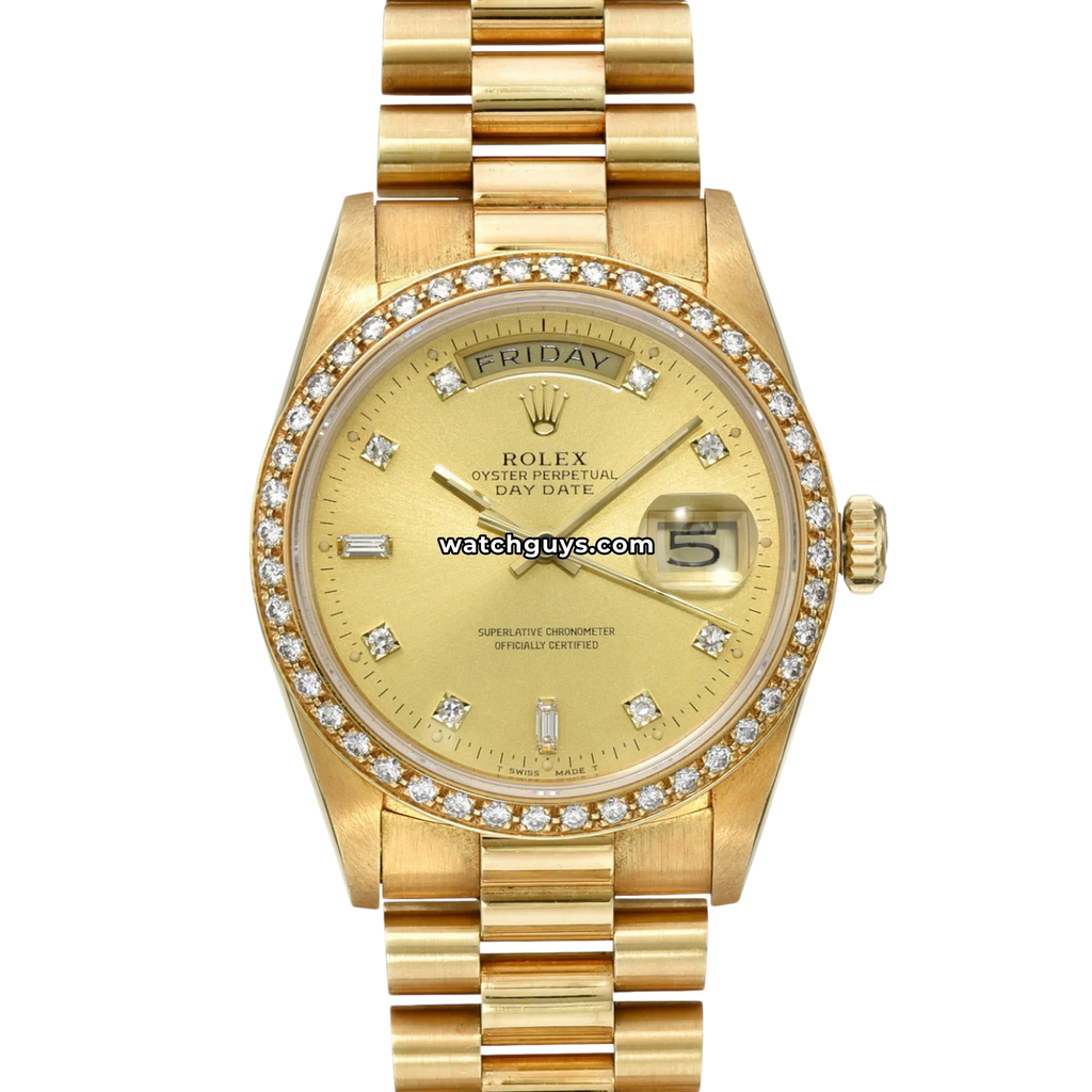 Rolex Day-Date 18348 Champagne Diamond