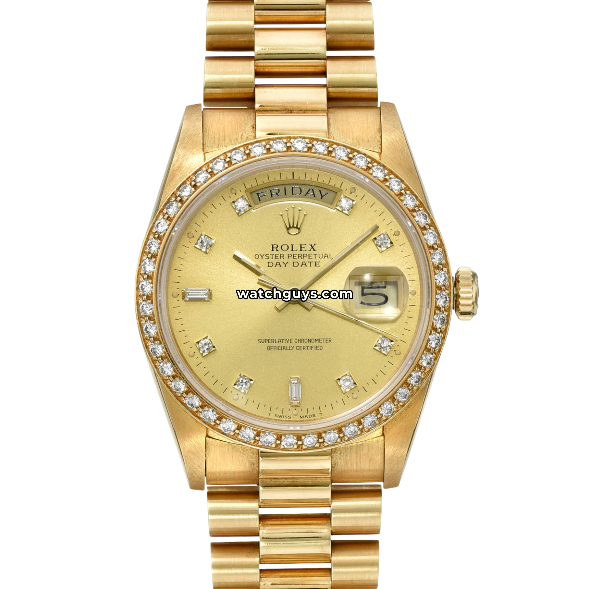 Rolex Day-Date 18348 Champagne Diamond