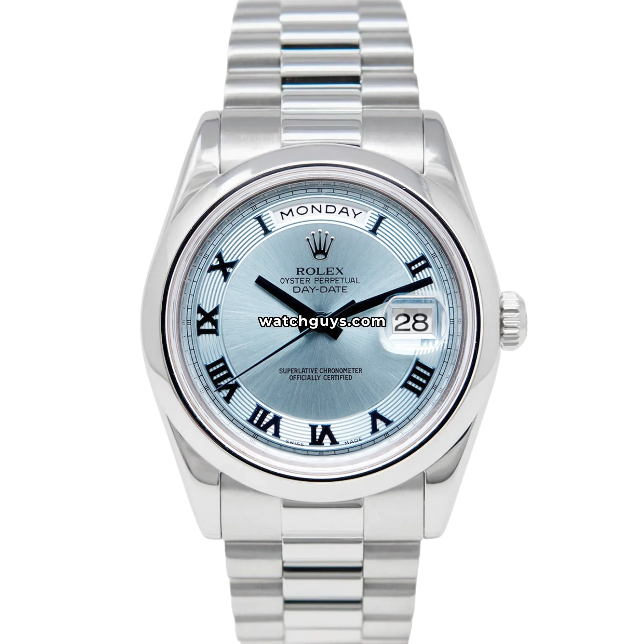 Rolex Day-Date 218206 Ice Blue
