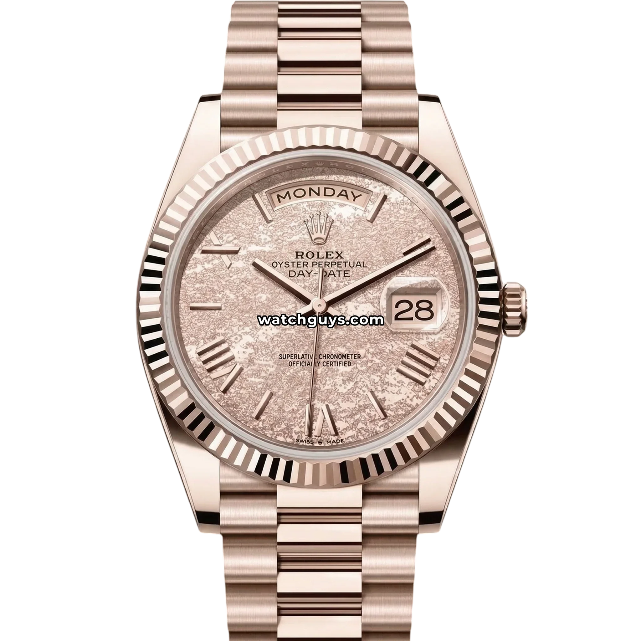Rolex Day-Date 228235JG Gold Leaf Motif