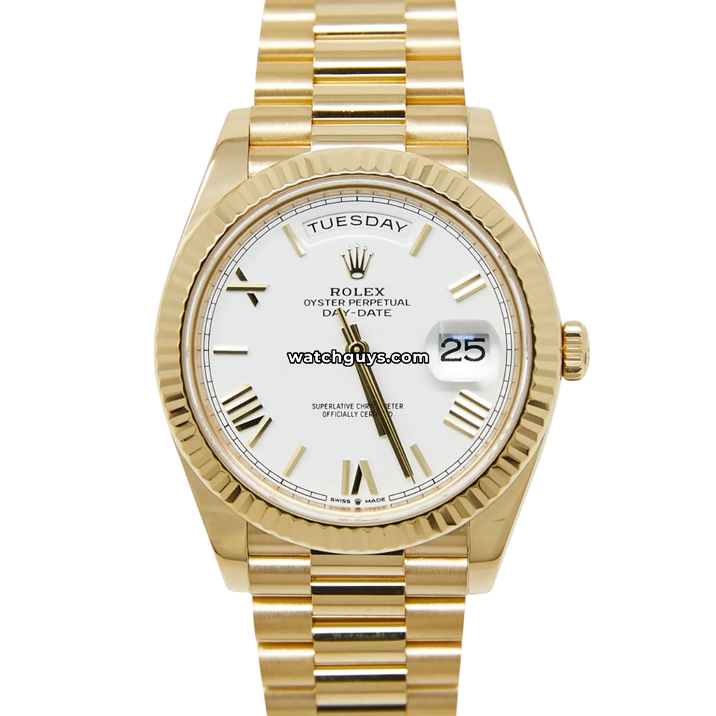 Rolex Day-Date 228238 White Roman President