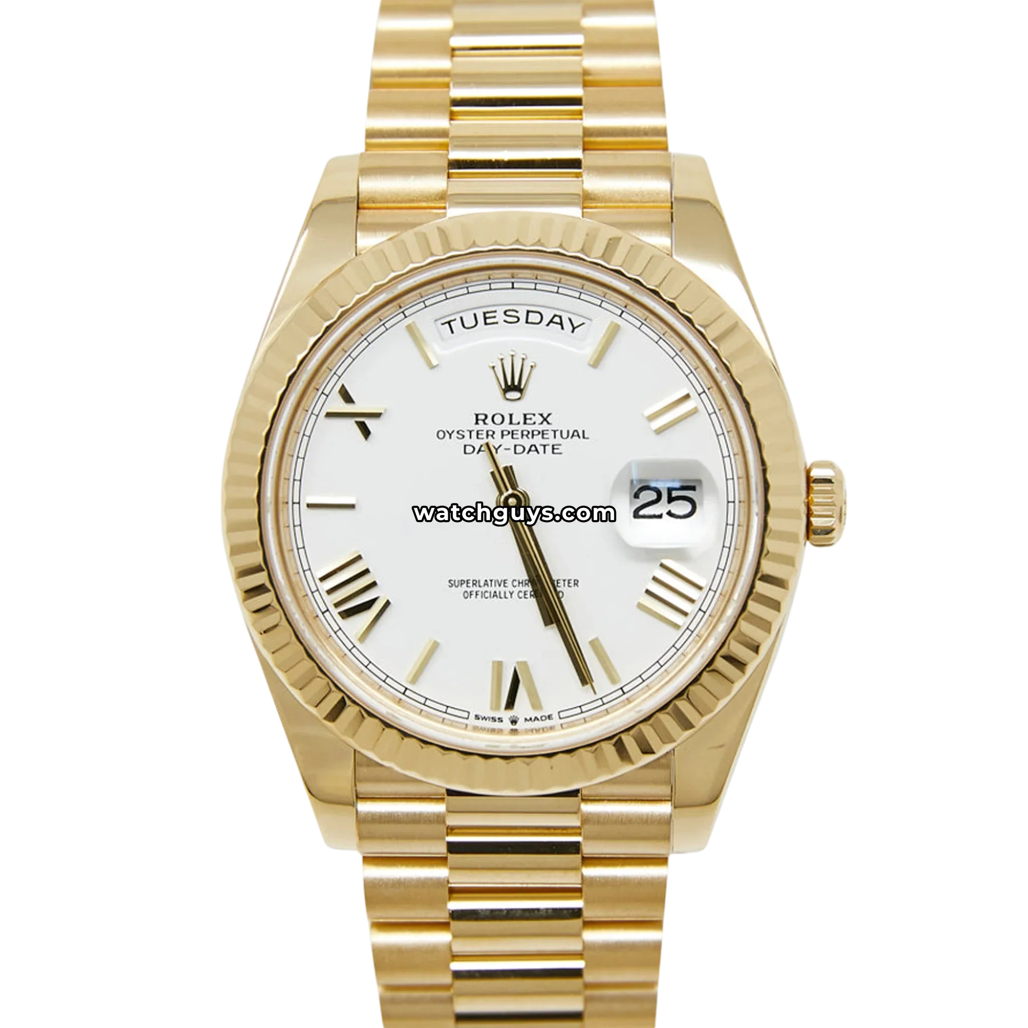 Rolex Day-Date 228238 White Roman