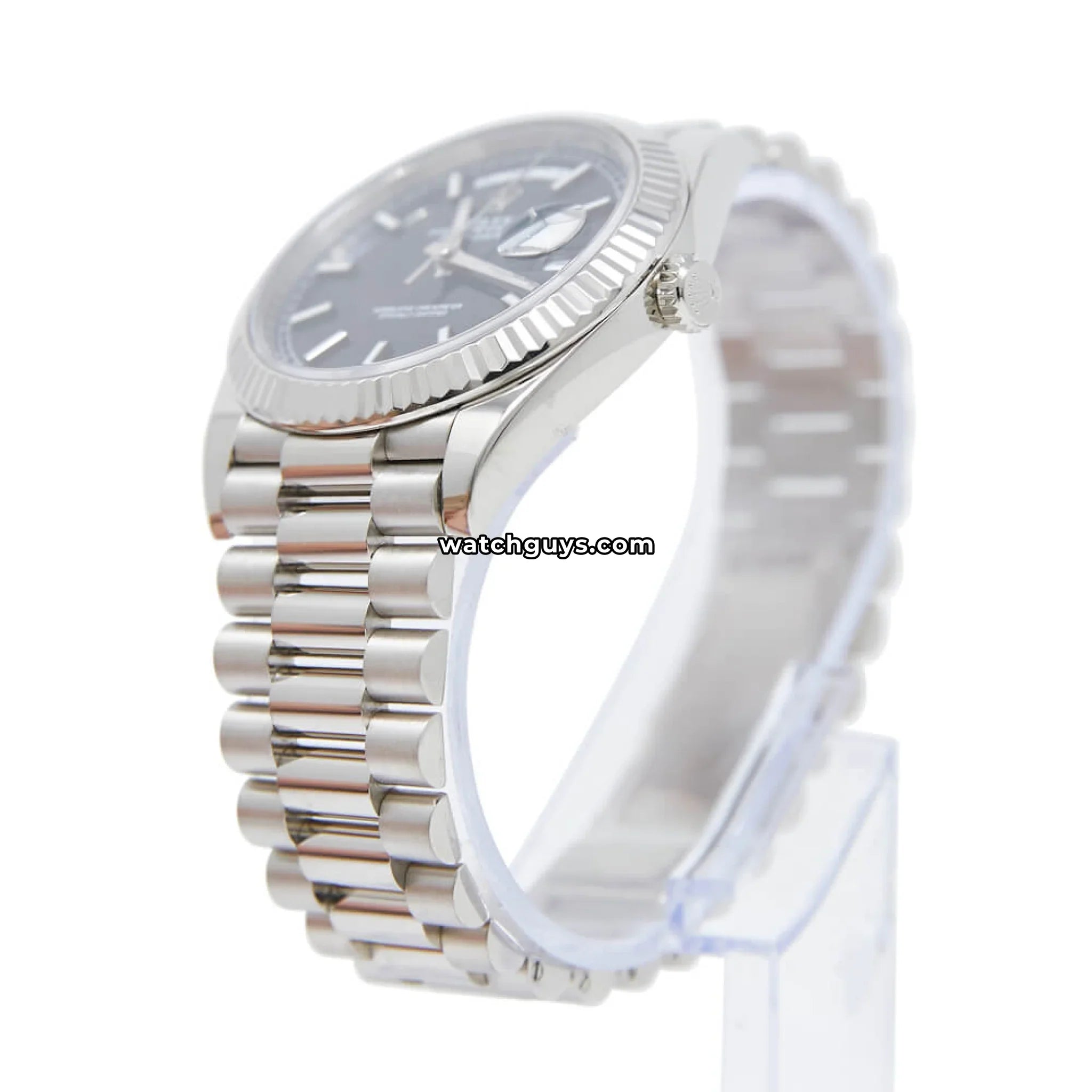 Rolex Day-Date 228239 Black 18k White Gold