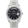 Rolex Day-Date 228239 Black 18k White Gold