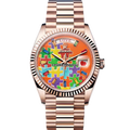 Rolex Day-Date 128235 "Emoji" Puzzle Dial