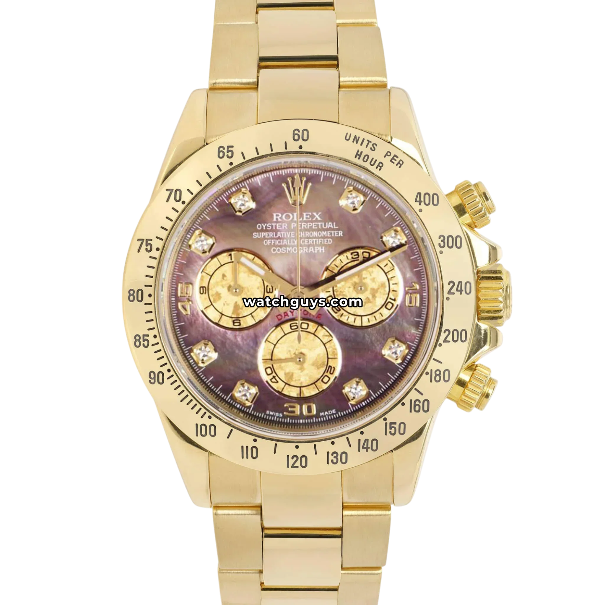 Rolex Daytona 116528 Black Mother of Pearl