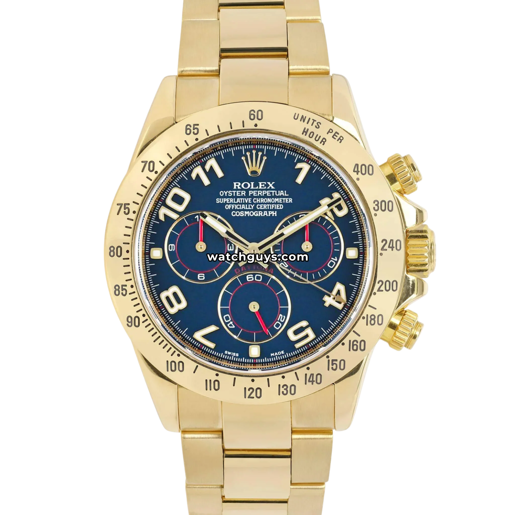 Rolex Daytona 116528 Blue Arabic