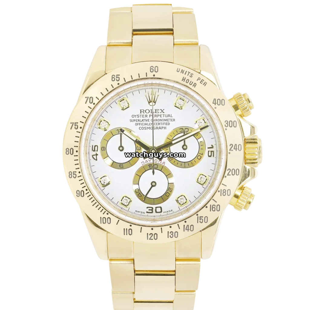 Rolex Daytona 116528 White Diamond