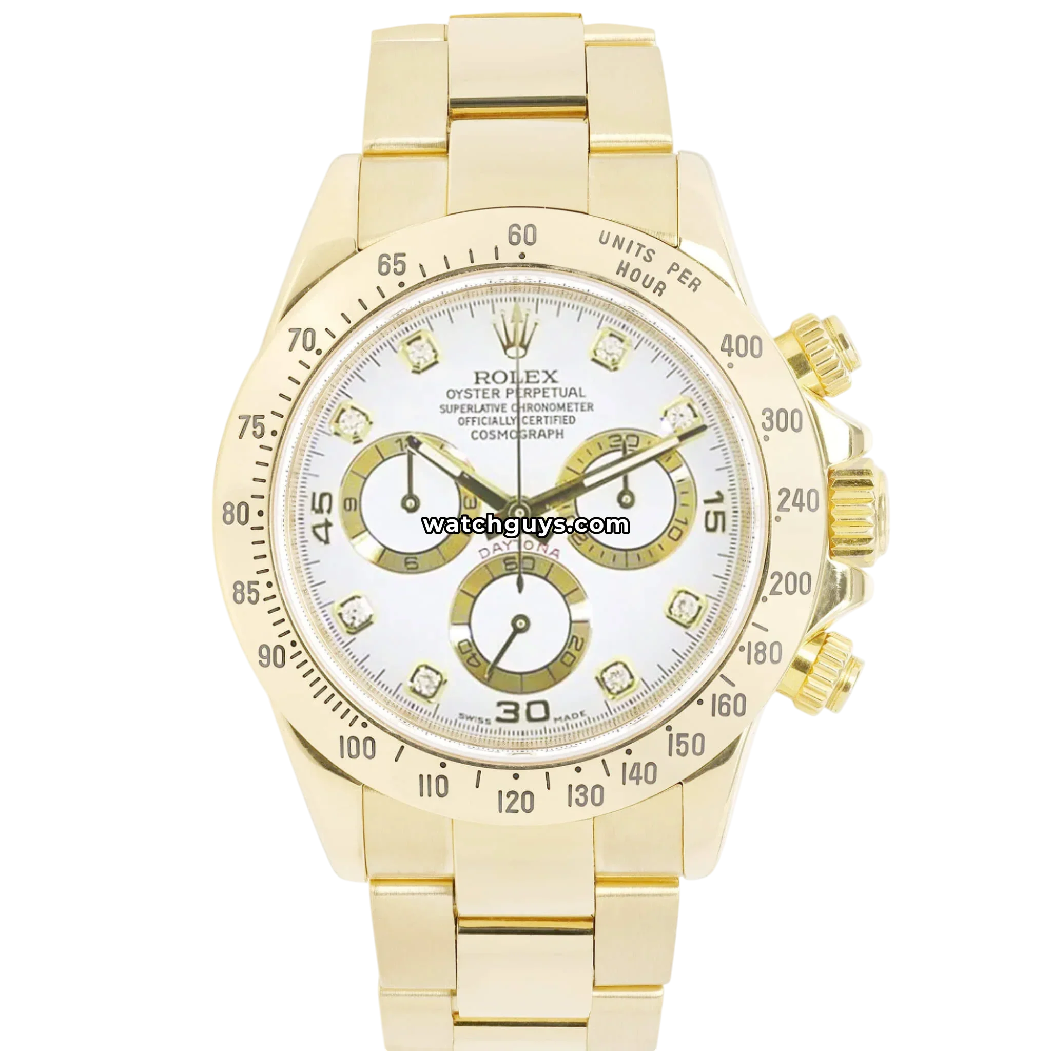 Rolex Daytona 116528 White Diamond