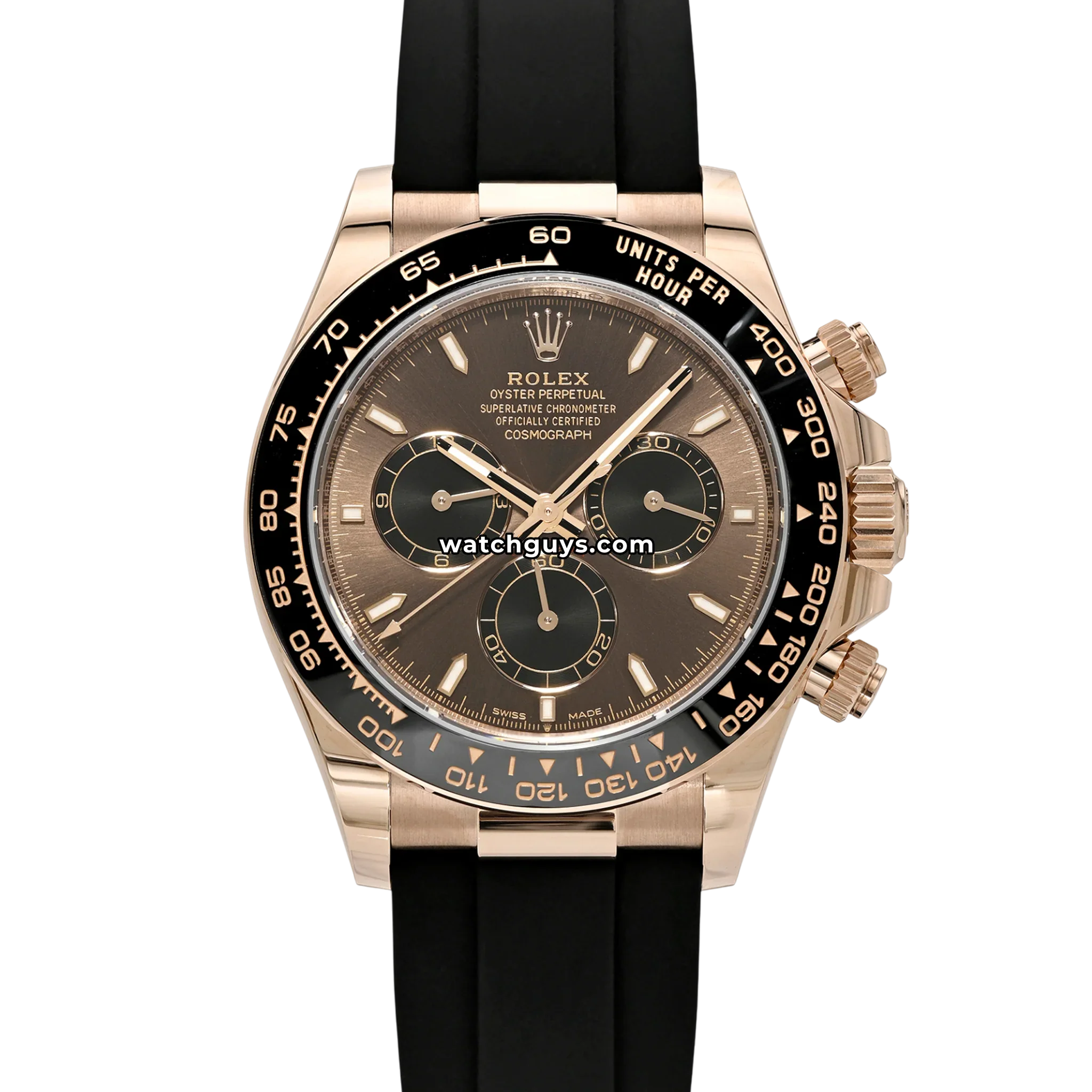 Rolex Daytona 126515LN Chocolate Index Oysterflex