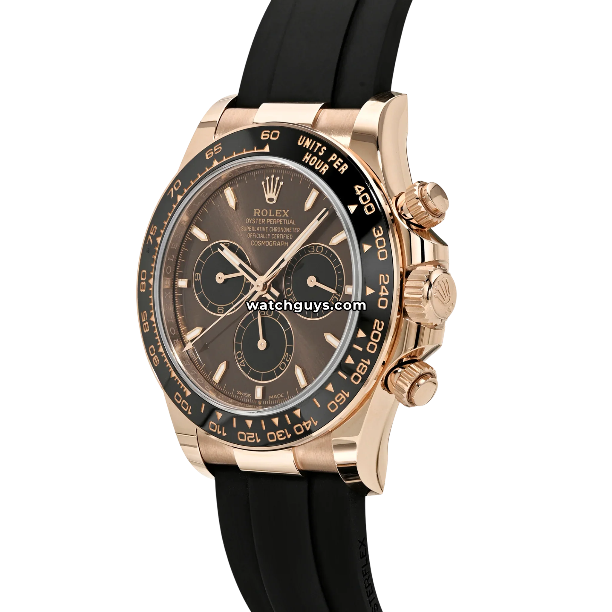 Rolex Daytona 126515LN Chocolate Index Oysterflex