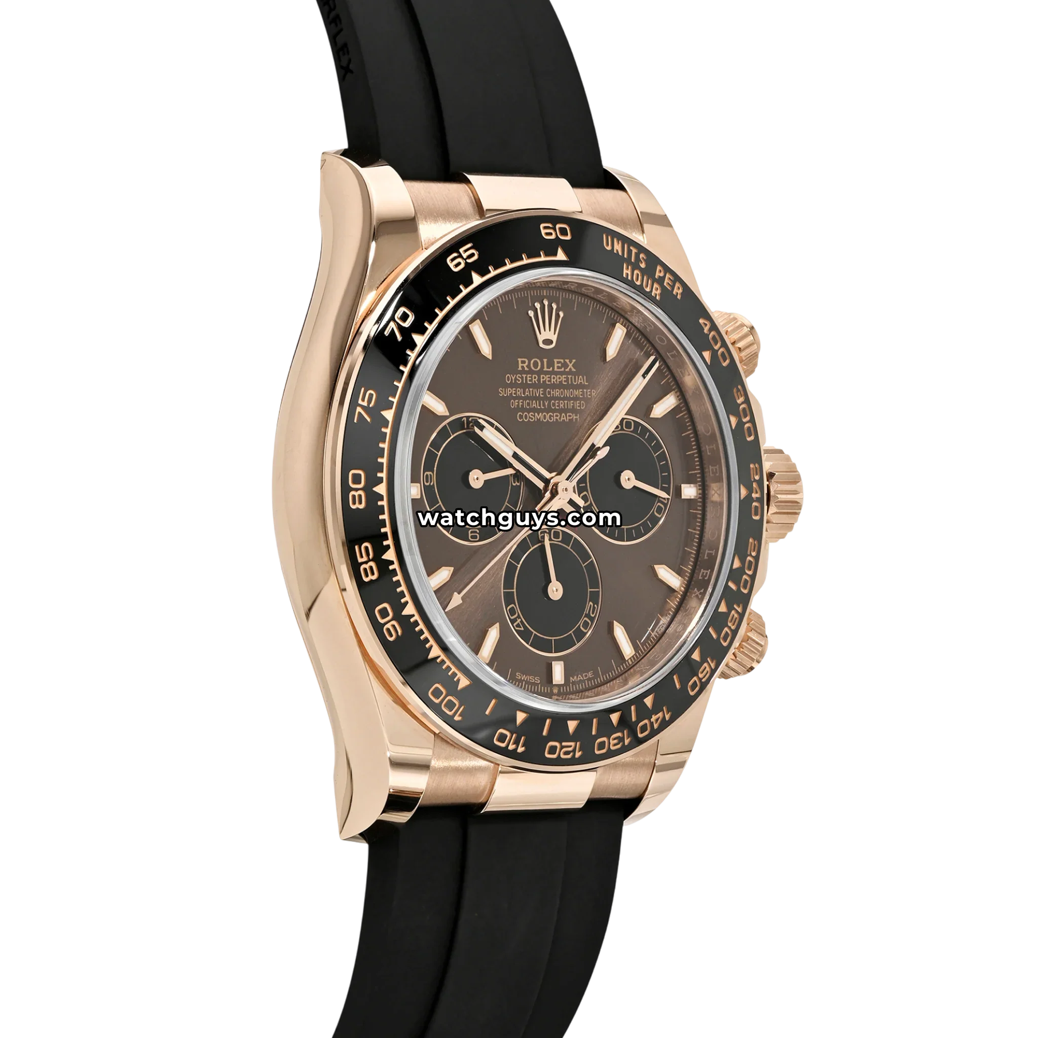 Rolex Daytona 126515LN Chocolate Index Oysterflex