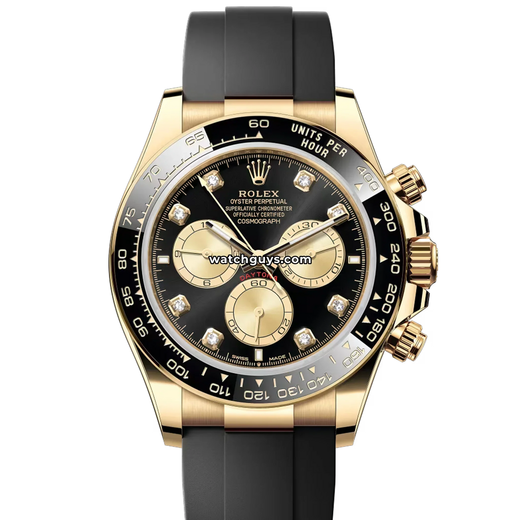 Rolex Daytona 126518 Black Diamond Oysterflex