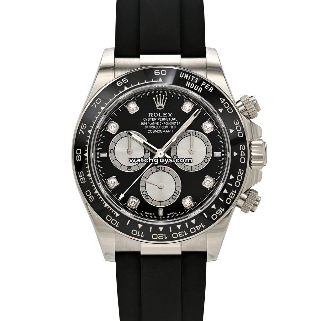 Rolex Daytona 126519LN Black Diamond Oysterflex