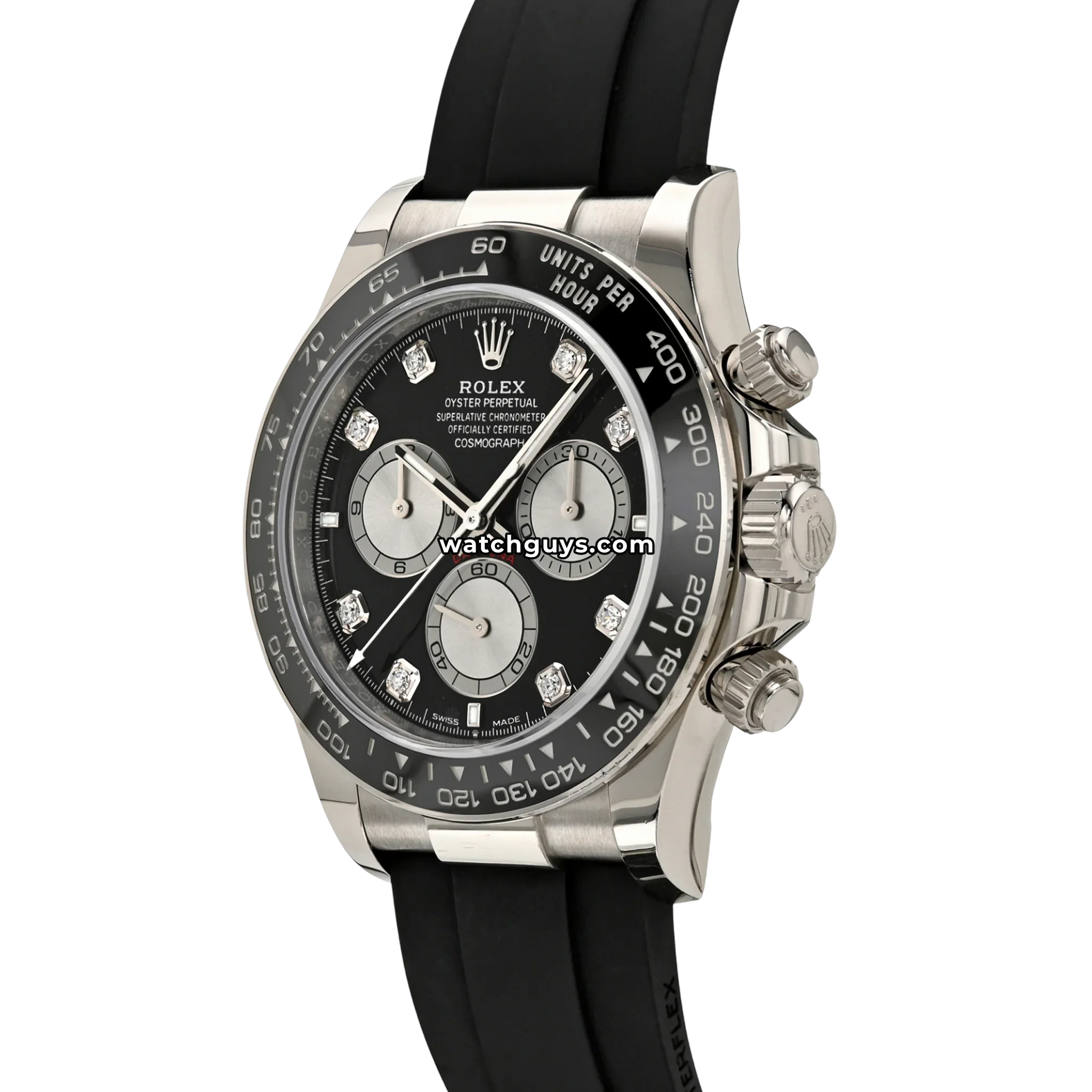 Rolex Daytona 126519LN Black Diamond Oysterflex