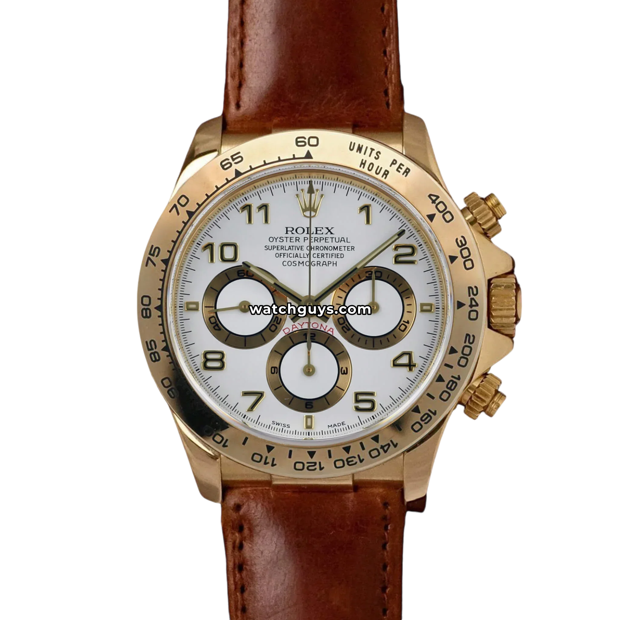 Rolex Daytona 16518 White Arabic