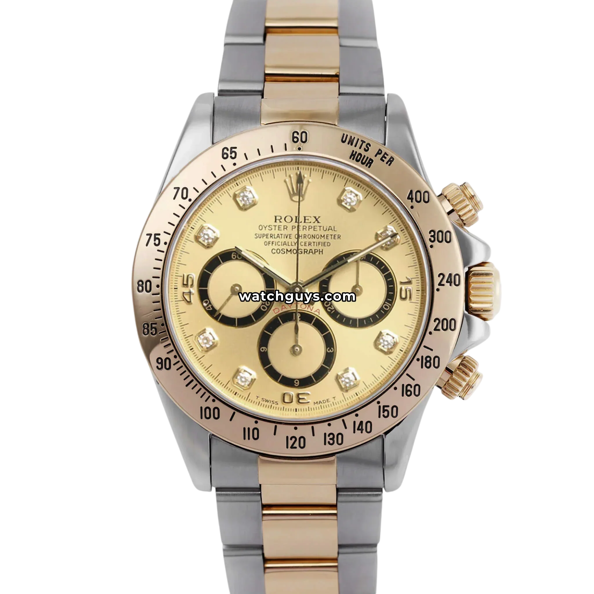 Rolex Daytona Zenith 16523 Champagne Diamond