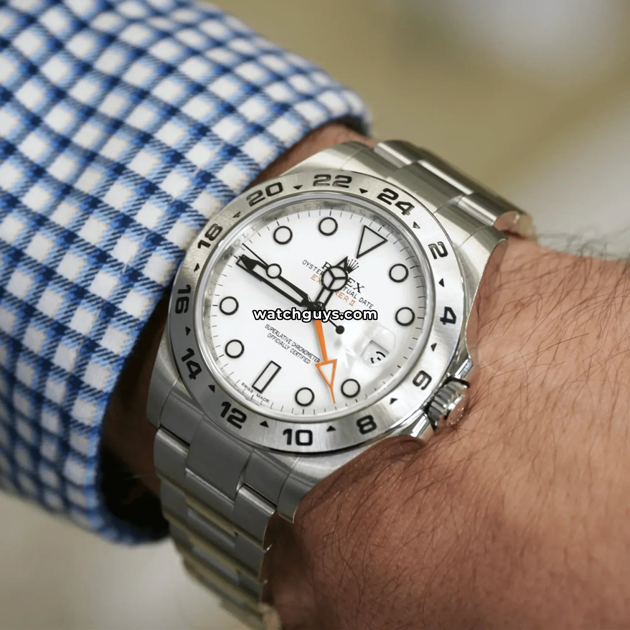 Rolex Explorer II 216570 White Dial
