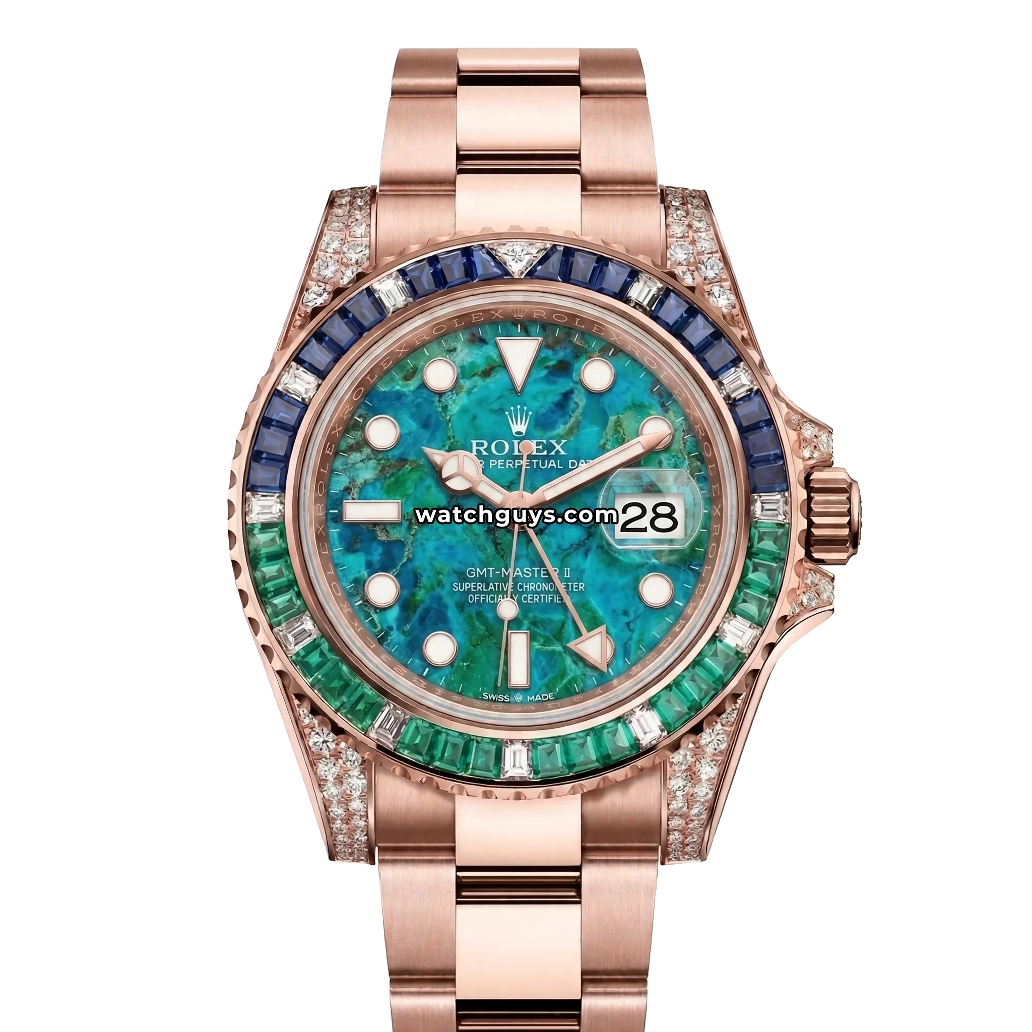 Rolex GMT-Master II 126755EMSA Chrysocolla