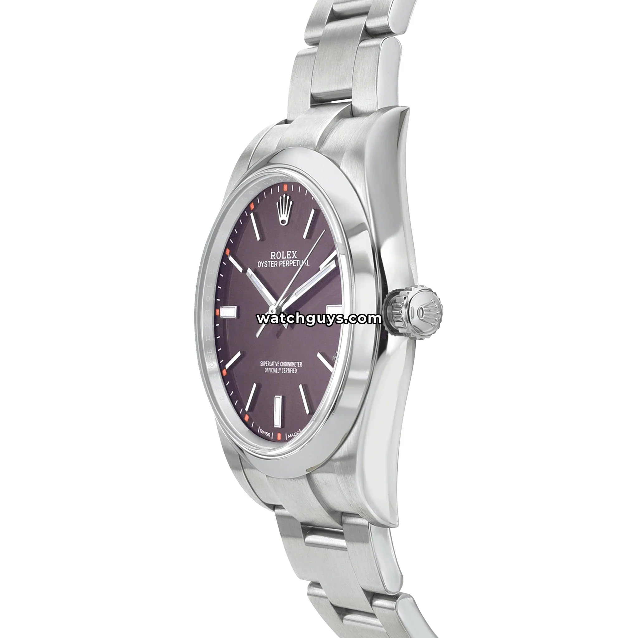 Rolex Oyster Perpetual 114300 Red Grape