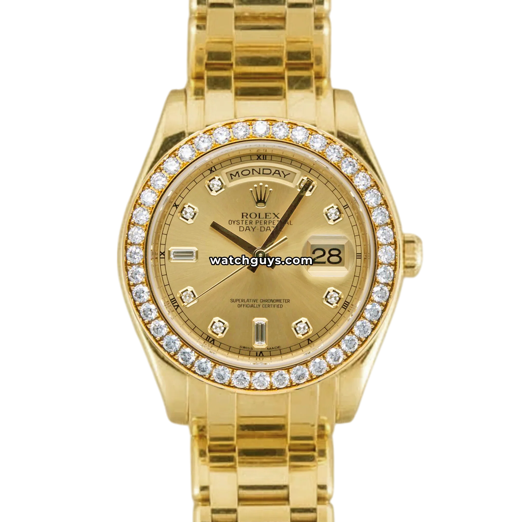 Rolex Day-Date Masterpiece 18948 Champagne Diamond