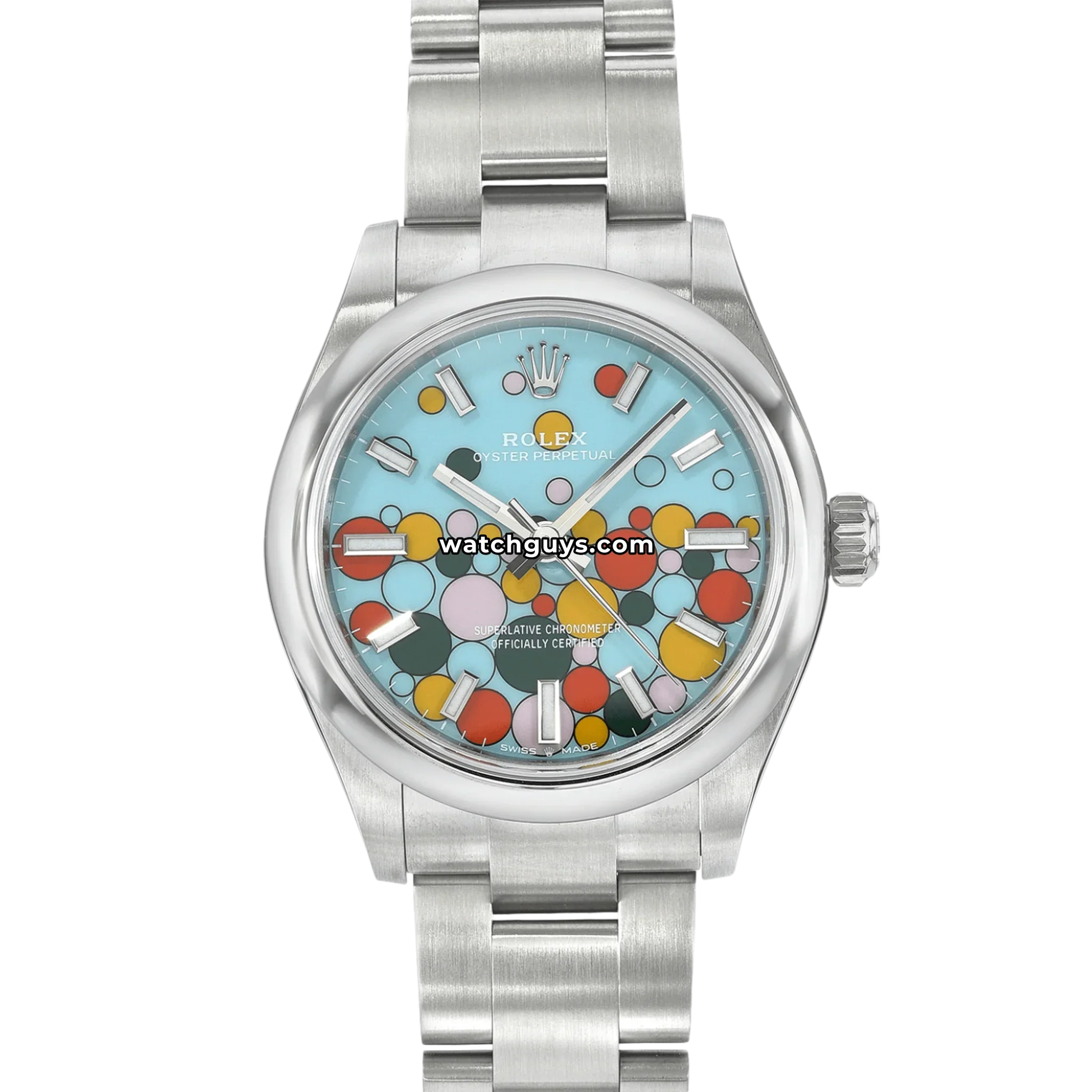Rolex Oyster Perpetual 277200 Turquoise Celebration Motif