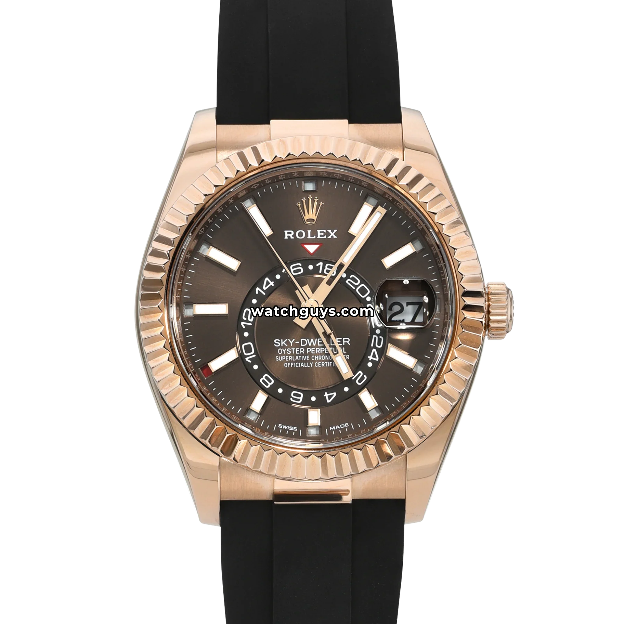 Rolex Sky-Dweller 326235 Chocolate Oysterflex