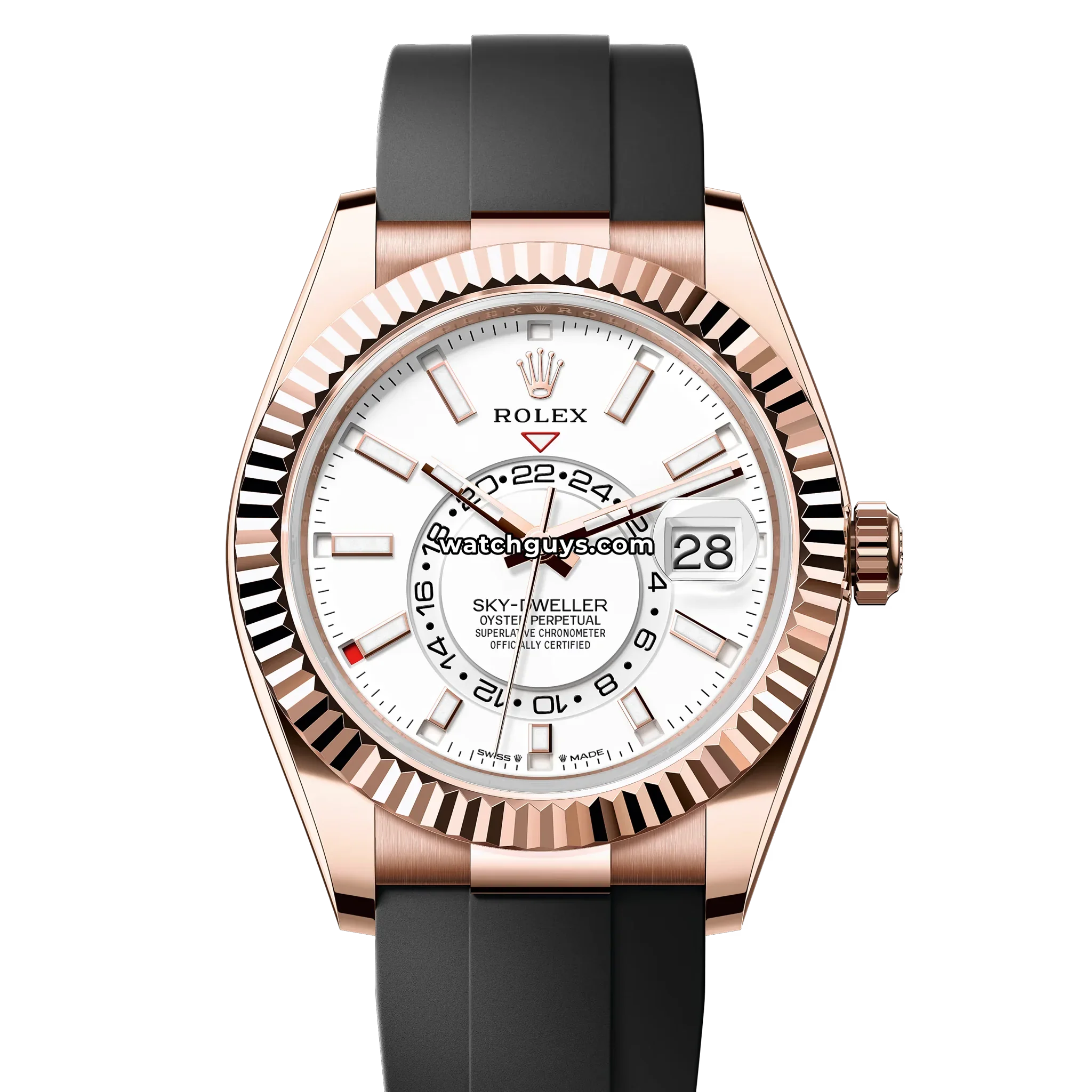 Rolex Sky-Dweller 336235 White Oysterflex