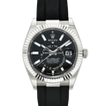 Rolex Sky-Dweller 336239 Black Oysterflex White Gold
