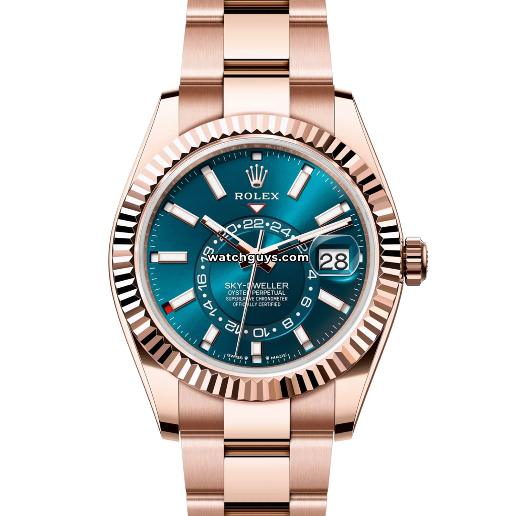Rolex Sky-Dweller 336935 Everose Blue Green