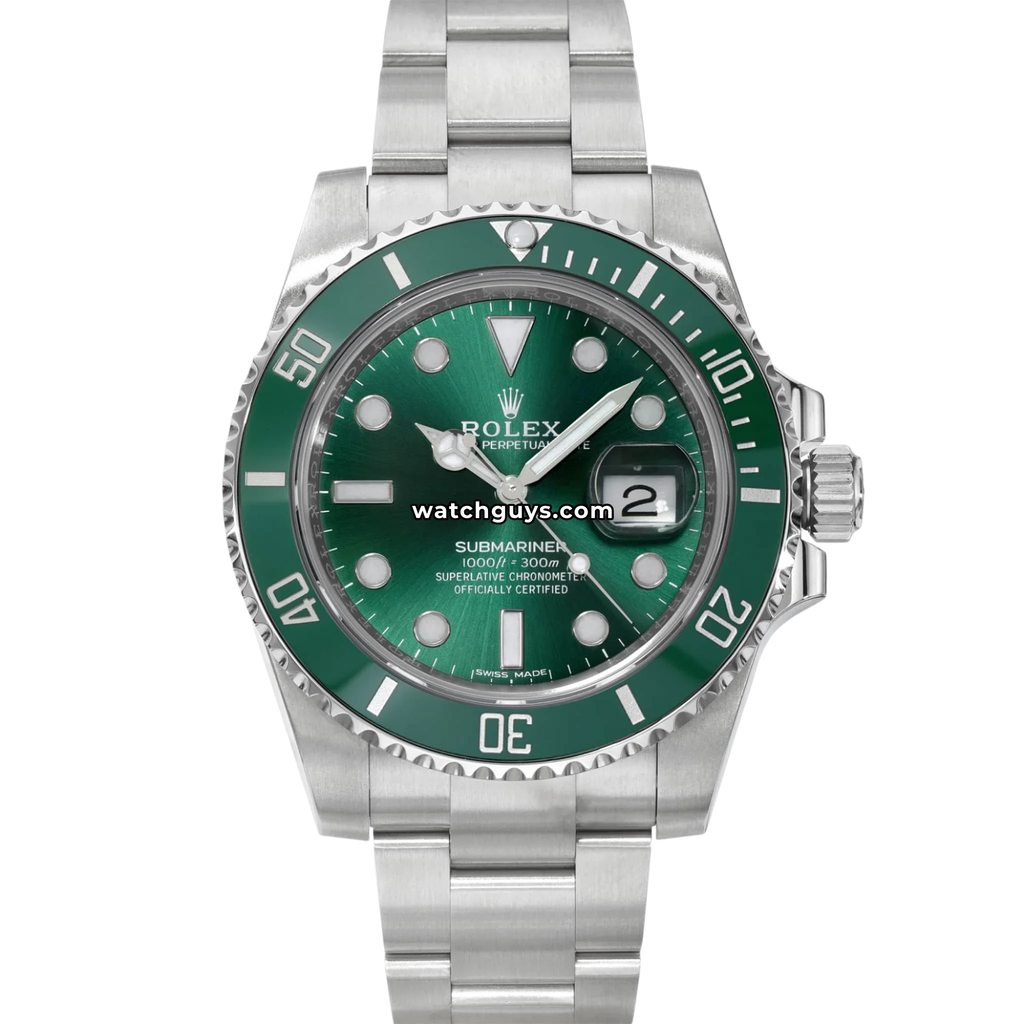 Rolex Submariner 116610LV Stainless Steel Hulk
