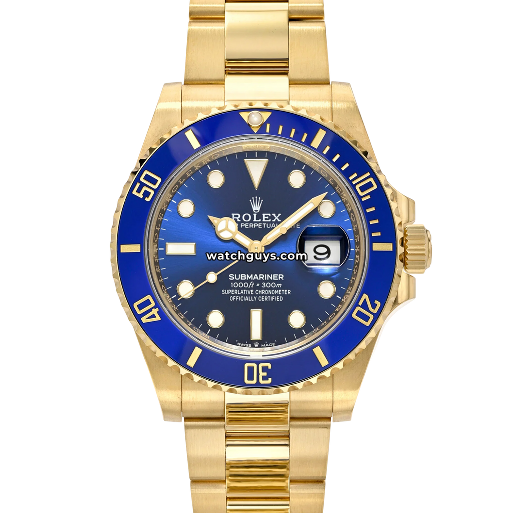 Rolex Submariner 126618LB Bluesy 18K Yellow Gold