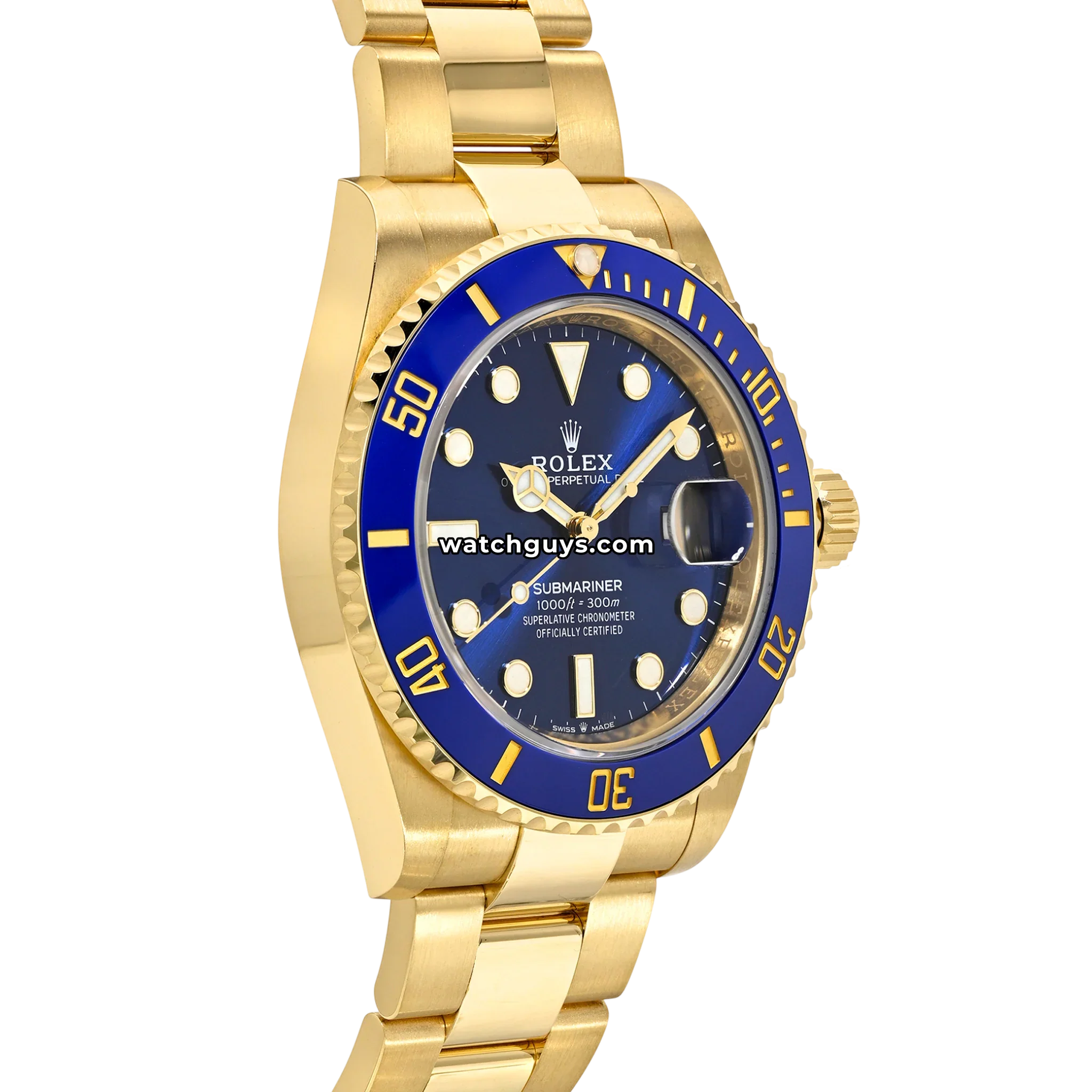 Rolex Submariner 126618LB Bluesy 18K Yellow Gold
