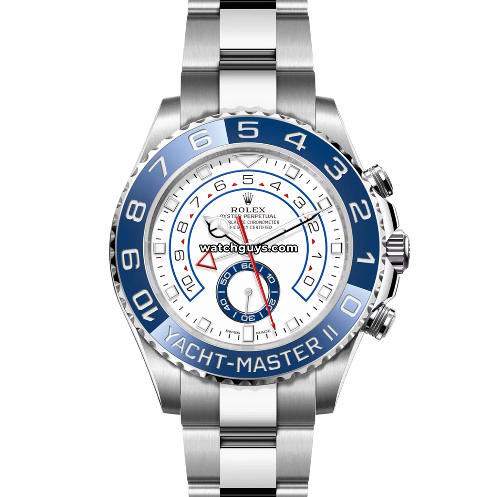 Rolex Yacht-Master II 116680 White Mercedes Hands